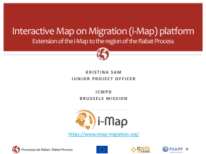 Development of the Interactive Map on Migration