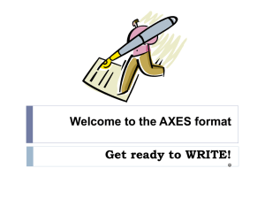 AXES Powerpoint