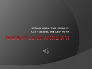 The Battle of Antietam mckayla