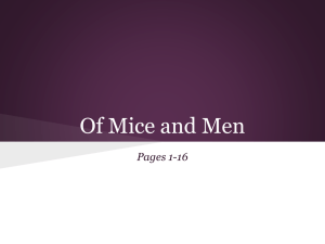 Of Mice and Men - VHHS Room 100 English Website