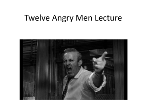 Twelve Angry Men Lecture - GSCEnglish3