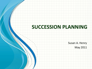 Succession Planning - Massachusetts Library System
