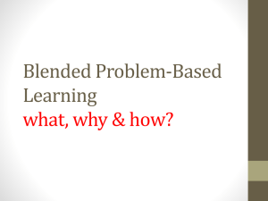 Blended Problem-Based learning - HCI