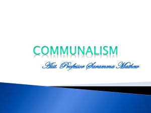 5. communalism