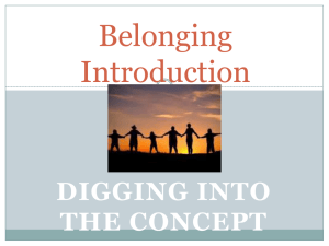 Introduction to the concept - ppt
