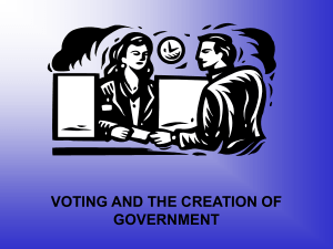 Voting and Government