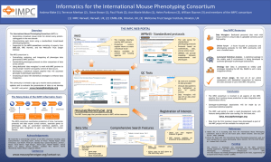 the impc web portal - International Mouse Phenotyping Consortium
