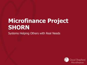 Good Shepherd Microfinance Project