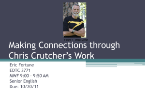 Chris Crutcher PowerPoint