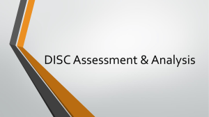 DISC Assessment & Analysis