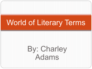 World of Literary Terms