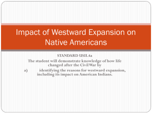 Impact of Westward Expansion on Native Americans