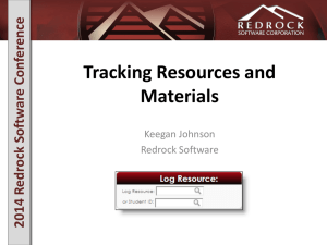 Resource Listing - RedRock Software Corporation