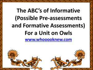 Formative Assessment and Differentiated Instruction