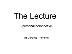 The lecture (MS PowerPoint , 5192kb)