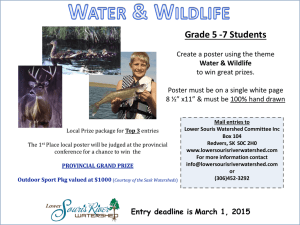 Poster_2015 - Lower Souris Watershed