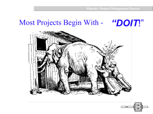 Effective Project Management Process