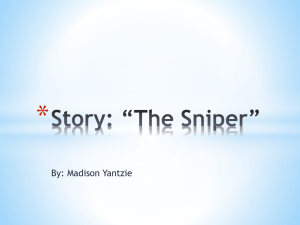 Story: Sniper - Shickley Public School
