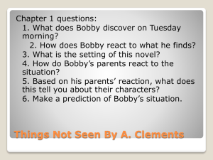Things Not Seen By A. Clements