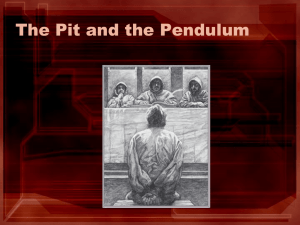 The Pit and the Pendulum for 8th grade period 7