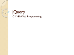 jQuery - Web Programming Step by Step