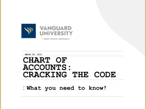 A Guide to Understanding the Chart of Accounts