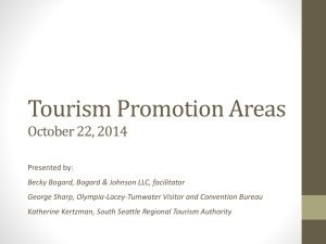 Tourism Promotion Areas - Panel