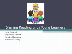 Sharing Reading with Young Learners