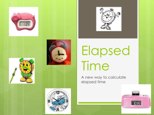 Elapsed Time
