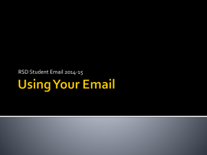 Using your email - Renton School District