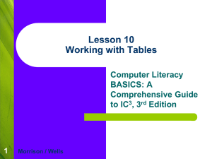 PowerPoint Lesson 10 - ICT-IAT