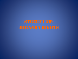 Miranda Rights ppt