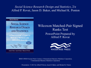 Wilcoxon Matched-Pair Signed Ranks Test