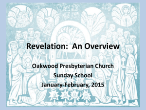 Revelation (Part 1 - PowerPoint)