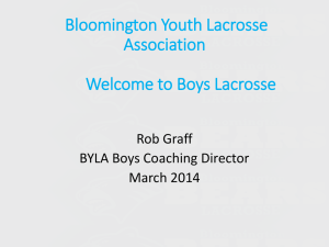 Youth Lacrosse Coaching Strategy, Tactical Thoughts, Practical Tips