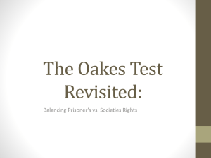 The Oakes Test Revisited: