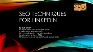 SEO Techniques for linkedIn
