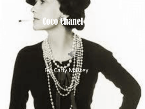 Coco Chanel Powerpoint