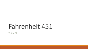 Fahrenheit 451.theme powerpoint