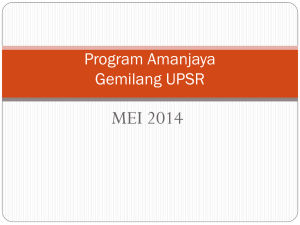 Program Amanjaya Gemilang UPSR