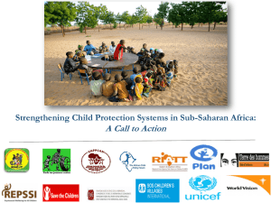 Strengthening Child Protection Systems in Sub-Saharan Africa