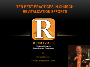 Ten Best Practices in Church Revitalization Efforts