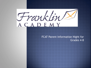 What is the FCAT?