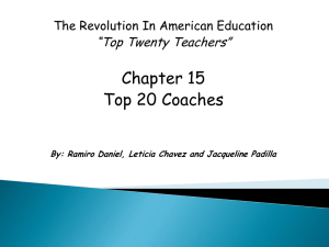 Chapter 15 Top 20 Teachers