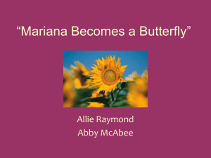 Mariana Becomes a Butterfly