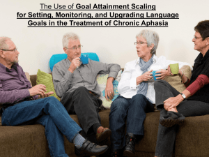 Goal Attainment Scaling presentation