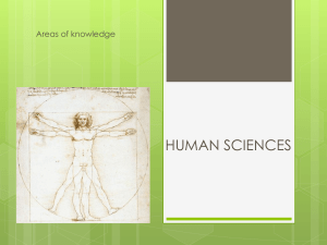 TOK HUMAN SCIENCES