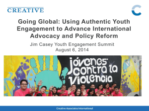 Policy and Advocacy Trends in Global Youth Development