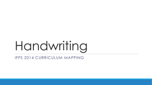 Handwriting - IFPS Weebly