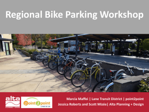 Regional Bike Parking Workshop PowerPoint